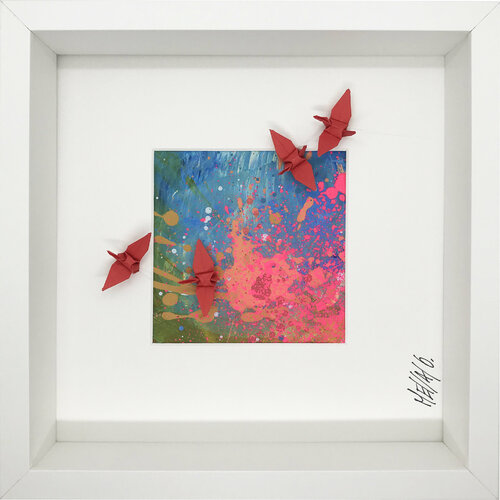 L'envolée... XVI (ORIGAMI 2021) di Olivier Messas, Opera su carta in vendita su Singulart