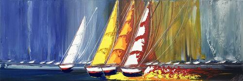 Régate... (Esprit voile 2021) de Olivier Messas, Pintura a la venta en Singulart