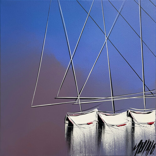 Juste nous trois... (Esprit voile 2021) von Olivier Messas, Malerei kaufen auf Singulart