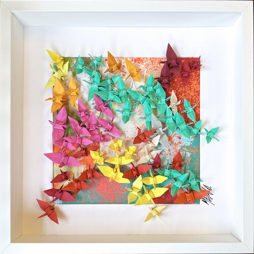 La belle échappée... II  (ORIGAMI 2022) van Olivier Messas, Werk op papier te koop op Singulart