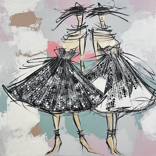 Le temps des petits pois... (2022) by Olivier Messas, 회화 for Sale on Singulart