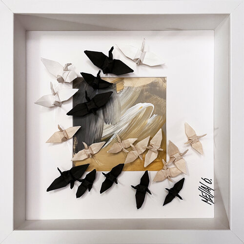 L'envolée... (ORIGAMI 2022) van Olivier Messas, Werk op papier te koop op Singulart