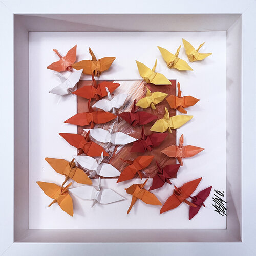 L'envolée... II (ORIGAMI 2022) van Olivier Messas, Werk op papier te koop op Singulart