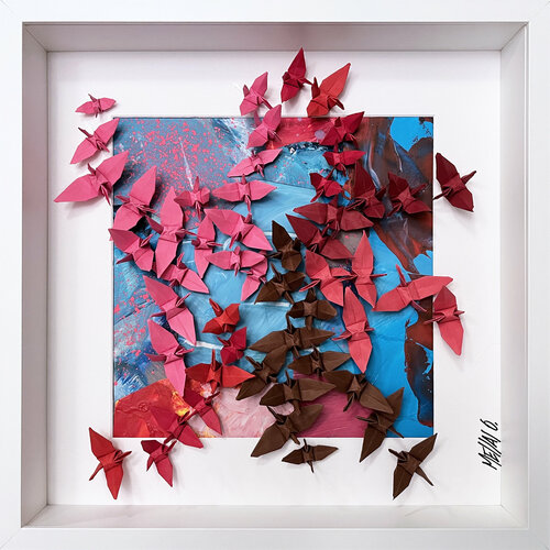 La belle échappée... IV  (ORIGAMI 2022) van Olivier Messas, Werk op papier te koop op Singulart