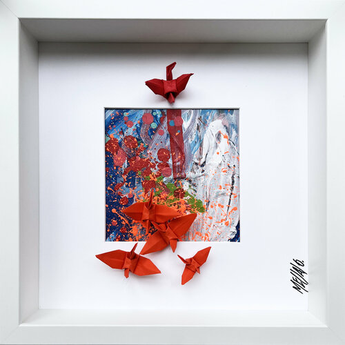 L'envolée... V (ORIGAMI 2022) van Olivier Messas, Werk op papier te koop op Singulart