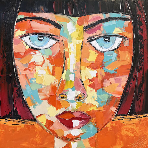 ASSIA “Portrait 31” (2022) de Olivier Messas, Pintura a la venta en Singulart