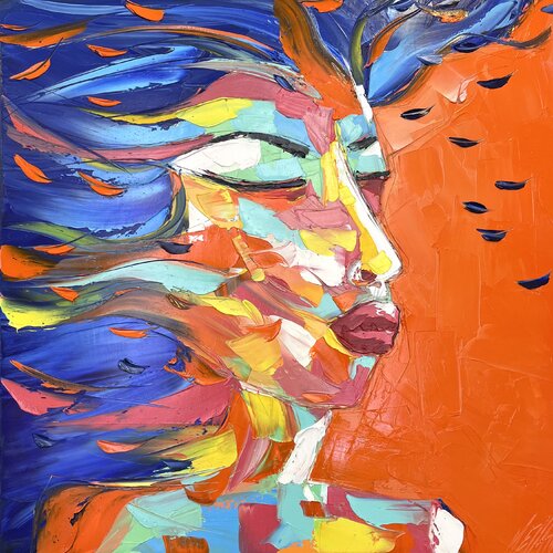 YASMINE “Portrait 30” (2022) von Olivier Messas, Malerei kaufen auf Singulart