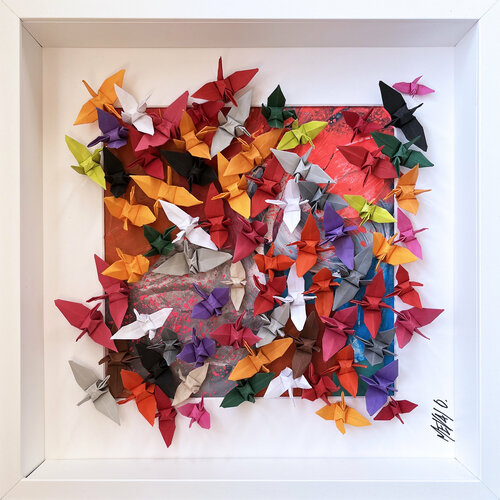 Jour de fête... II (ORIGAMI 2022) van Olivier Messas, Werk op papier te koop op Singulart