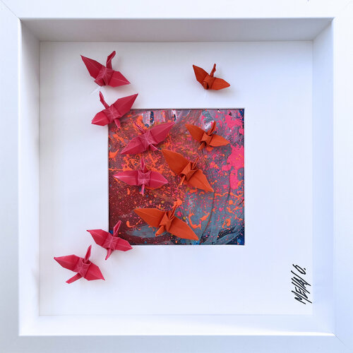 Nouvel envol.. I (ORIGAMI 2022) di Olivier Messas, Opera su carta in vendita su Singulart