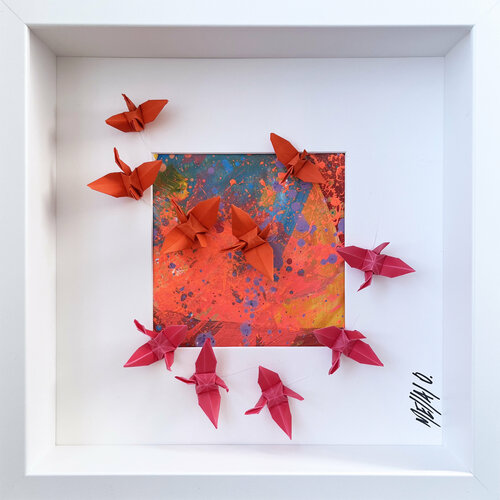 Nouvel envol.. II (ORIGAMI 2022) di Olivier Messas, Opera su carta in vendita su Singulart