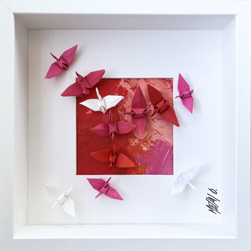 Nouvel envol.. III (ORIGAMI 2022) di Olivier Messas, Opera su carta in vendita su Singulart