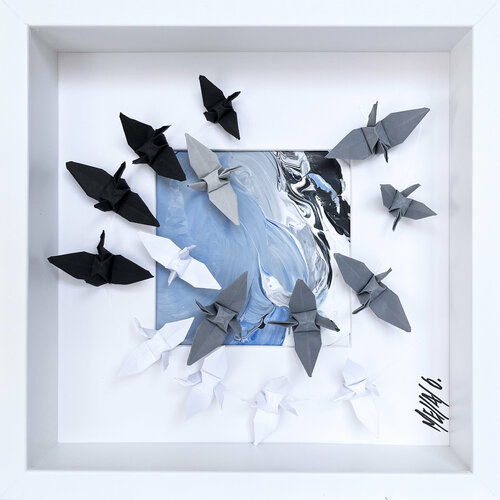 L'envolée... X (ORIGAMI 2022) di Olivier Messas, Opera su carta in vendita su Singulart