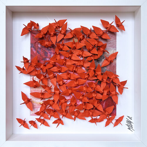 L'envolée de lumière... II (ORIGAMI 2022) de Olivier Messas, Obra en papel a la venta en Singulart