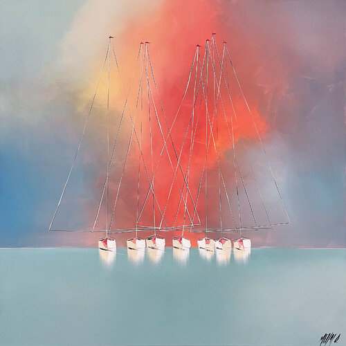 Éternité... (ESPRIT VOILE 2022) di Olivier Messas, Pittura in vendita su Singulart