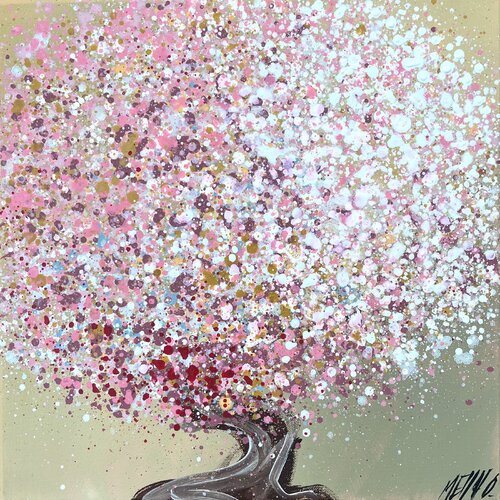 Les pommiers sont en fleurs... (Souvenirs du sud 2022) van Olivier Messas, Schilderij te koop op Singulart