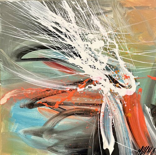 Le cri du coeur... (Expression libre 2021) von Olivier Messas, Malerei kaufen auf Singulart