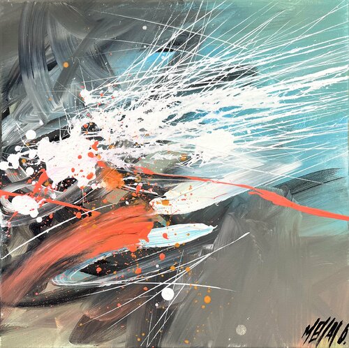 Le cri du coeur... II (Expression libre 2021) by Olivier Messas, Painting for Sale on Singulart
