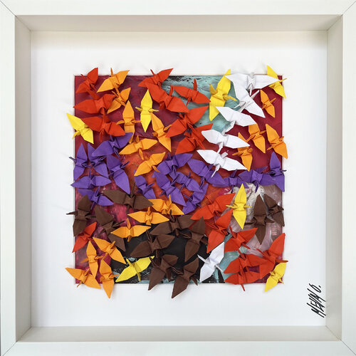 Liberté... V  (ORIGAMI 2022) van Olivier Messas, Werk op papier te koop op Singulart