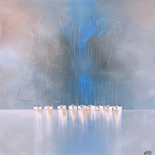 Plénitude... (ESPRIT VOILE 2022) van Olivier Messas, Schilderij te koop op Singulart