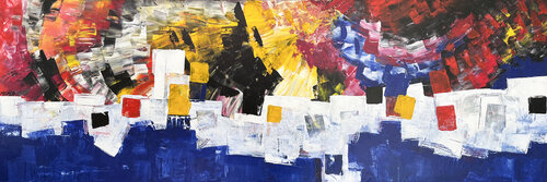 Paysage... « Sur les routes du Pérou 2012 » van Olivier Messas, Schilderij te koop op Singulart