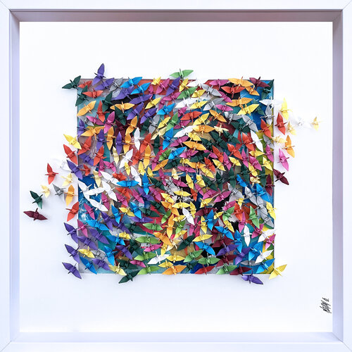 Freedom...  (ORIGAMI 2022) van Olivier Messas, Werk op papier te koop op Singulart