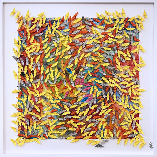 Liberté...  (ORIGAMI 2022) van Olivier Messas, Werk op papier te koop op Singulart