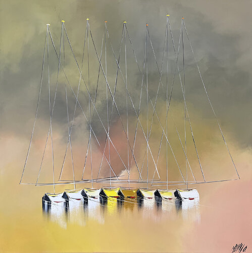 Romance... (ESPRIT VOILE 2022) de Olivier Messas, Pintura a la venta en Singulart
