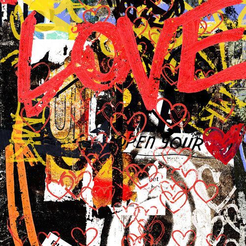 LOVE in red... (STREET 2022) von Olivier Messas, Fotografie kaufen auf Singulart