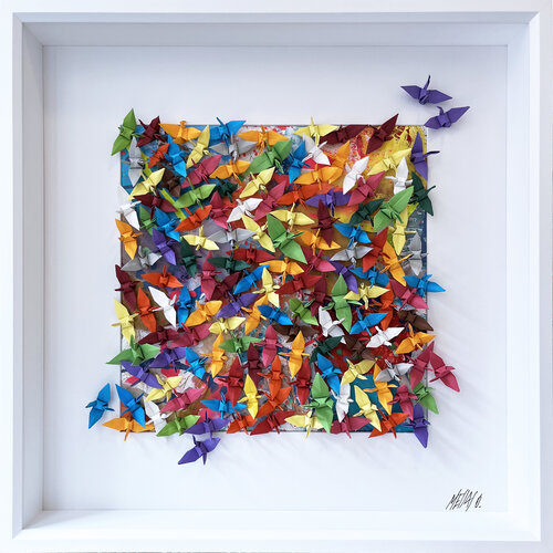 Euphorie...  (ORIGAMI 2022) van Olivier Messas, Werk op papier te koop op Singulart