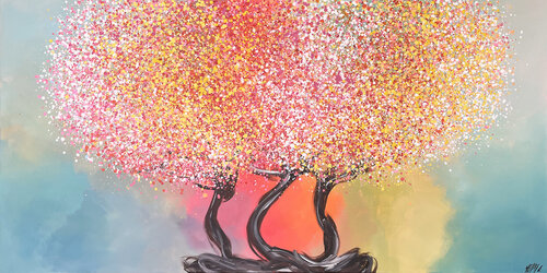 Bonheur à l'horizon... (2022) van Olivier Messas, Schilderij te koop op Singulart