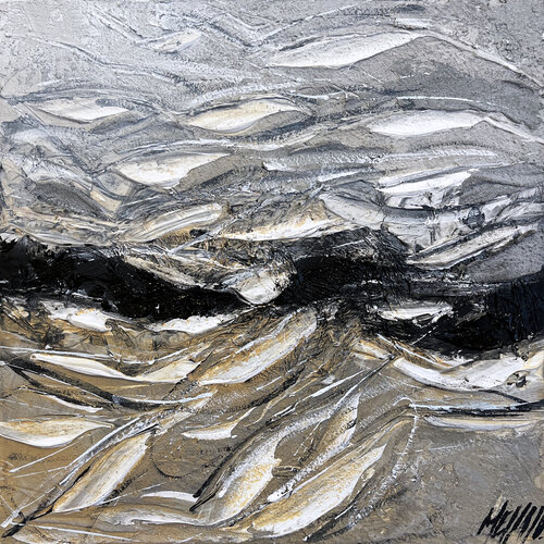 Désert du Namib... (PAYSAGE ABSTRAIT 2022) di Olivier Messas, Pittura in vendita su Singulart
