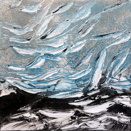 Les mouettes de l'horizon... (PAYSAGE ABSTRAIT 2022) Olivier Messas
