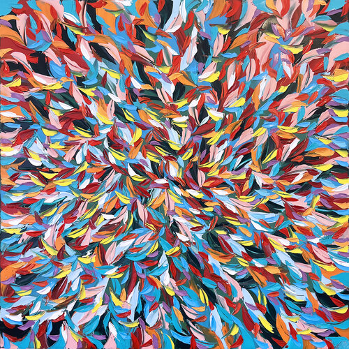 Jour de Carnaval... (Expression libre 2022) van Olivier Messas, Schilderij te koop op Singulart