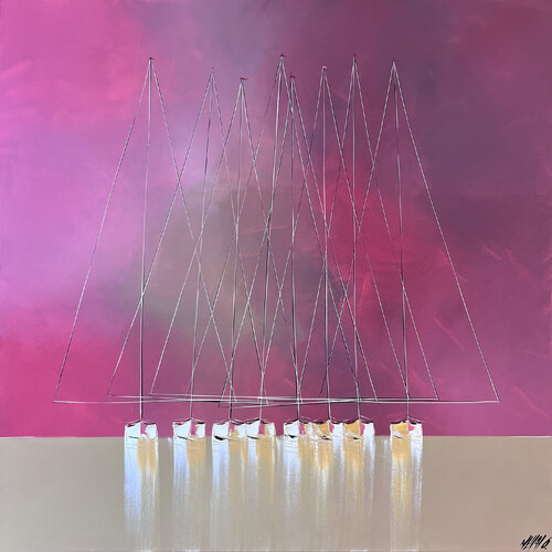 Horizon d'éternité... (ESPRIT VOILE 2022) van Olivier Messas, Schilderij te koop op Singulart