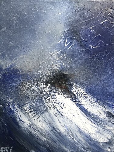 L'île aux mouettes... (ENTRE CIEL ET MER 2014) von Olivier Messas, Malerei kaufen auf Singulart