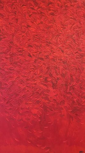 L'envolée passionnelle... (Expression libre 2022) von Olivier Messas, Malerei kaufen auf Singulart