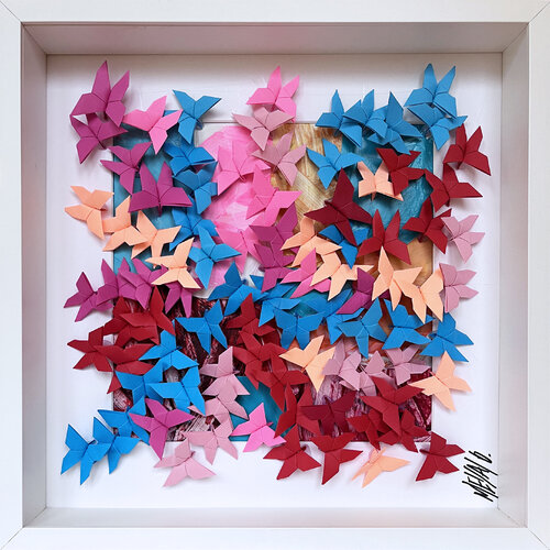Les petits bonheurs de tous les jours... (ORIGAMI 2023) by Olivier Messas, Work on Paper for Sale on Singulart
