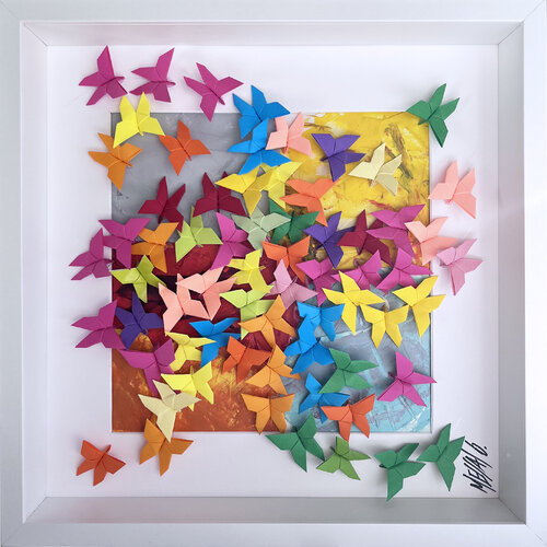 Sourire à la vie... (ORIGAMI 2023) di Olivier Messas, Opera su carta in vendita su Singulart