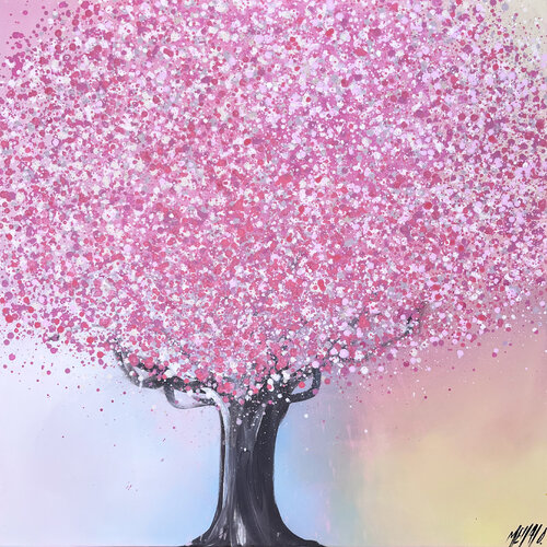 Sous le cerisier...  (SOUVENIRS DU SUD 2023) de Olivier Messas, Pintura a la venta en Singulart