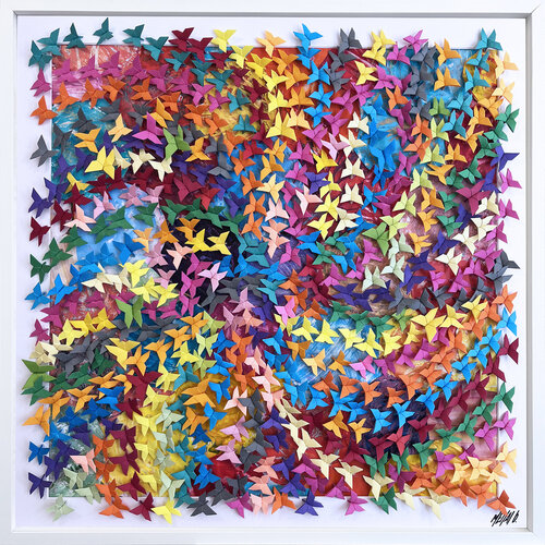 Emportés par le vent...  (ORIGAMI 2023) van Olivier Messas, Werk op papier te koop op Singulart