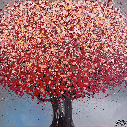 Flamboyant...  (SOUVENIRS DU SUD 2023) de Olivier Messas, Pintura a la venta en Singulart