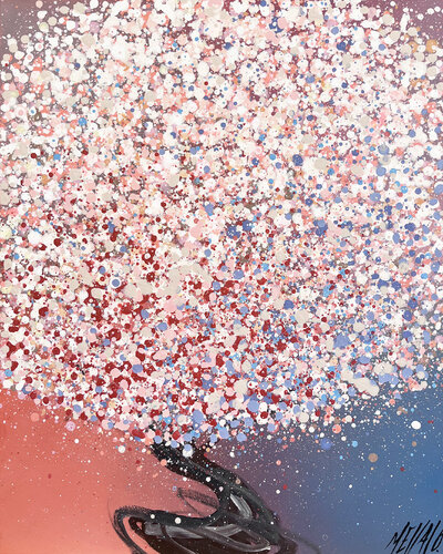 Lumière du soir...  (SOUVENIRS DU SUD 2023) by Olivier Messas, Painting for Sale on Singulart