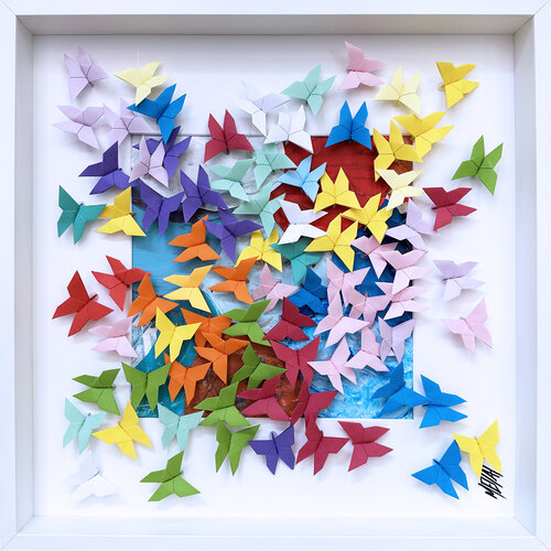 Où il y a de la vie, il y a de l'espoir...  (ORIGAMI 2023) di Olivier Messas, Opera su carta in vendita su Singulart