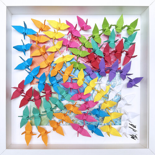 Vitalité... (ORIGAMI 2023) by Olivier Messas, Work on Paper for Sale on Singulart