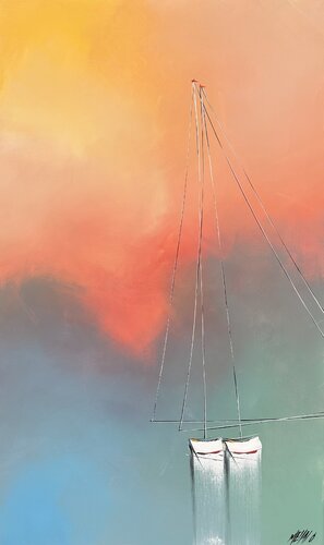 Pour l’éternité... (ESPRIT VOILE 2023) van Olivier Messas, Schilderij te koop op Singulart