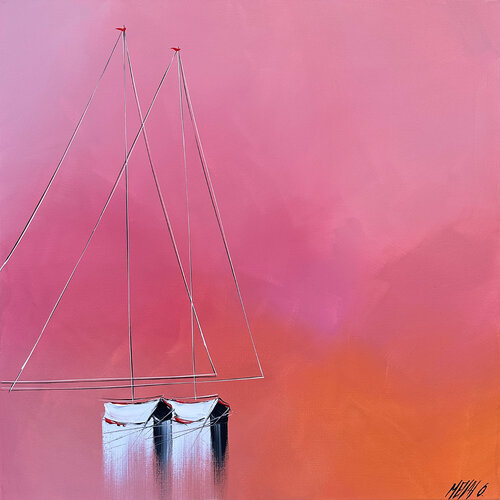 En tête à tête... (ESPRIT VOILE 2023) van Olivier Messas, Schilderij te koop op Singulart