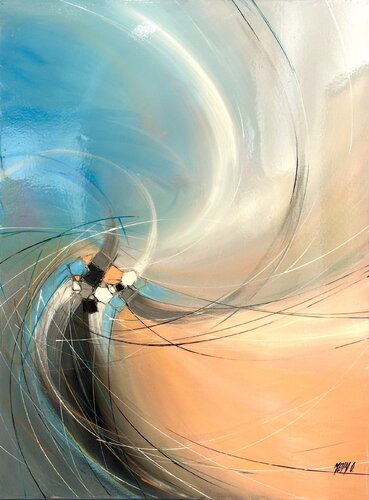 Le temps d‘une envolée… (2016) von Olivier Messas, Malerei kaufen auf Singulart