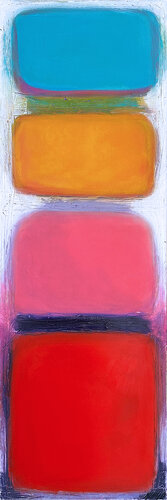 MIAMI BEACH... (GÉOMÉTRIE NOMADE 2024) de Olivier Messas, Pintura a la venta en Singulart