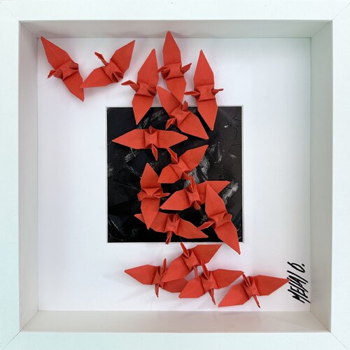 Vol de nuit... (ORIGAMI 2024) van Olivier Messas, Werk op papier te koop op Singulart