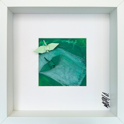 Week-end en amoureux... (ORIGAMI 2024) van Olivier Messas, Werk op papier te koop op Singulart